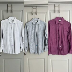 LOT! 3 Men’s 16 34/35 Long Sleeve Collar Shirts